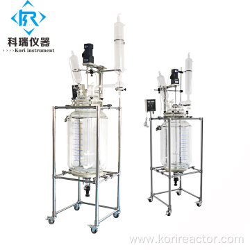 jacketed glass reactor vessel SF-100L